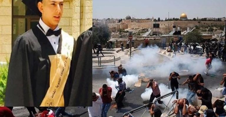 استشهاد فتى فلسطيني وإصابة العشرات في محيط الأقصى