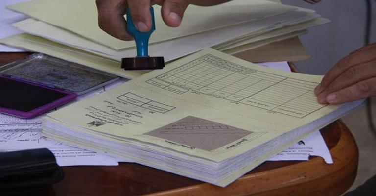 الانتهاء من تصحيح أكثر من 50% من أوراق التوجيهي