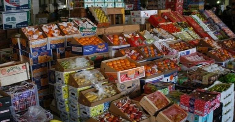 2513 طن خضار وفواكه ترد للسوق المركزي اليوم