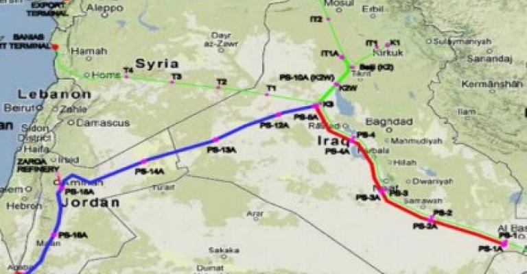 35 شركة مستعدة لاستكمال أنبوب نفط البصرة العقبة‎