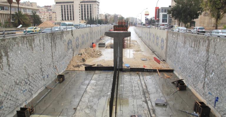 الأمانة تواصل العمل بنفق الصحافة