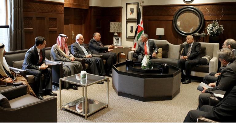 الملك يدعو لتكثيف الجهود لدعم صمود المقدسيين