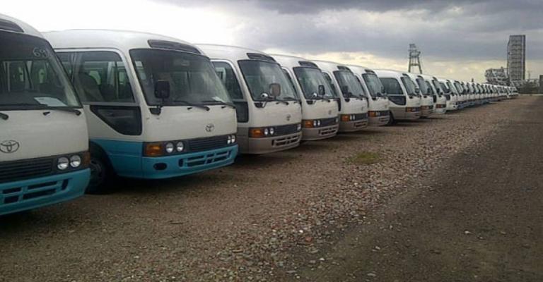 اعتصام لأصحاب حافلات العمومي في عجلون وعنجرة وكفرنجة