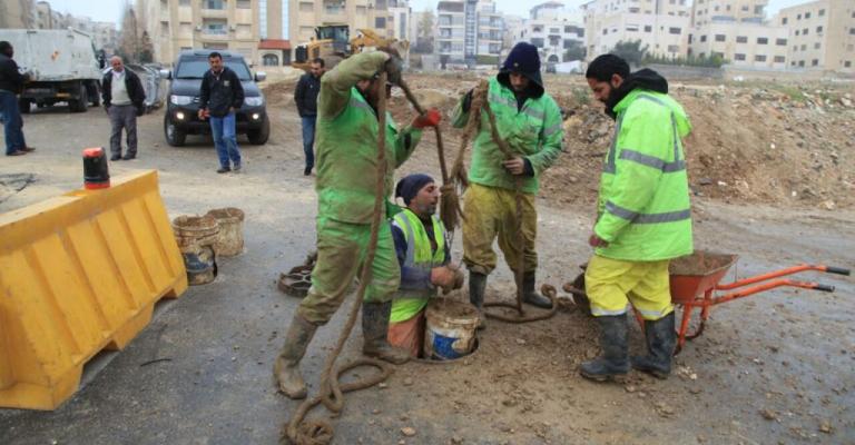 الامانة تعلن حالة الطوارىء القصوى استعدادا للمنخفض