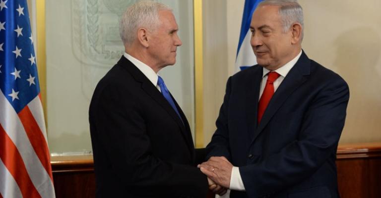 بنس يؤكد على موقف ترامب من القدس ورفض فلسطيني لزيارته