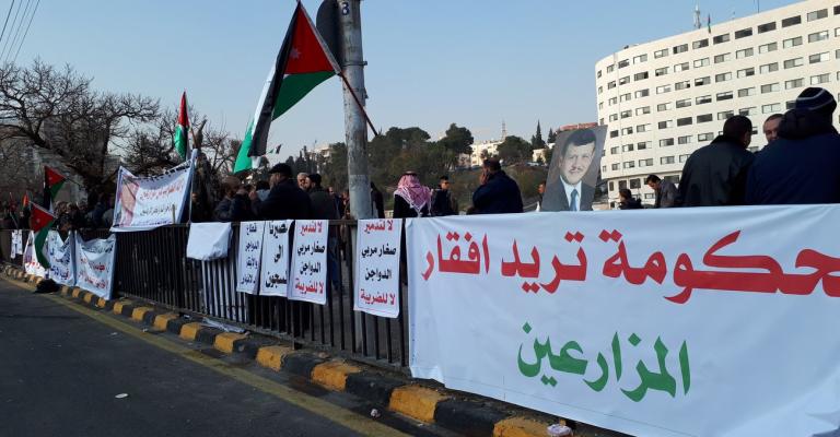 مزارعون :لا تعليق للاعتصام