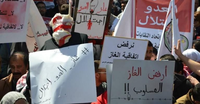 توجه لتشكيل موقف نقابي موحد من استملاك الأراضي لصالح خط الغاز الاسرائيلي