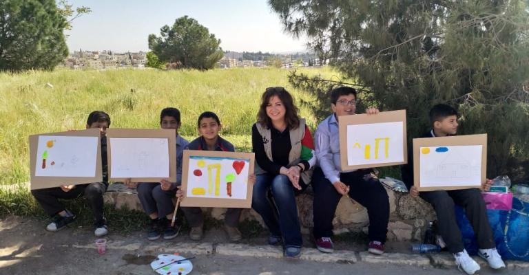 " عمان بعيون أطفالها " تتسم بالفن والجمال