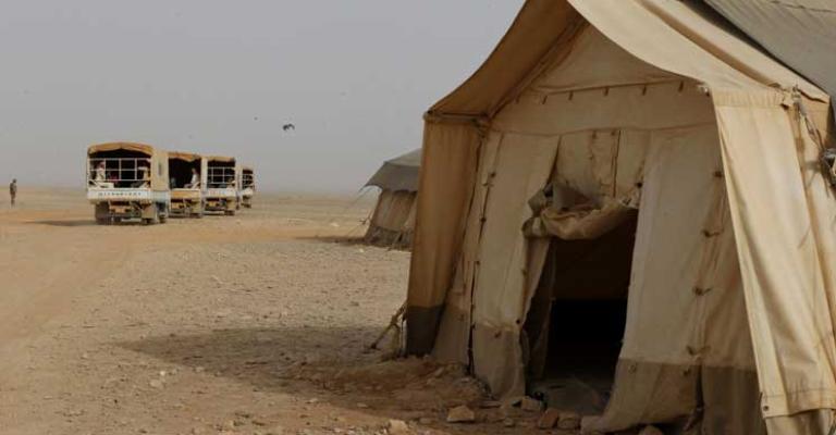 بعثة أممية إنسانية الى مخيم الركبان بعثة أممية إنسانية الى مخيم الركبان