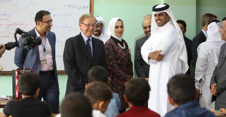 الأونروا: احتفالات العودة إلى المدارس تستمر في البقعة