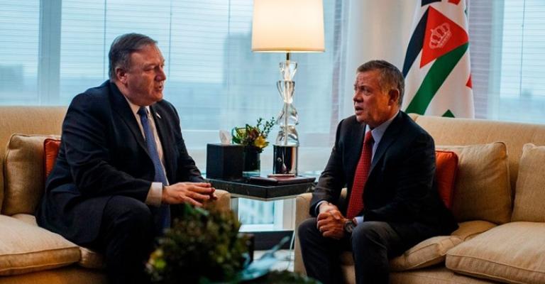 بومبيو يصل الأردن ضمن جولة لزيارة 8 دول عربية بومبيو يصل الأردن ضمن جولة لزيارة 8 دول عربية