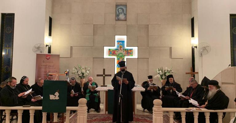 الكنائس المسيحية في الاردن تحيي صلاة من اجل وحدة المسيحيين (صور)