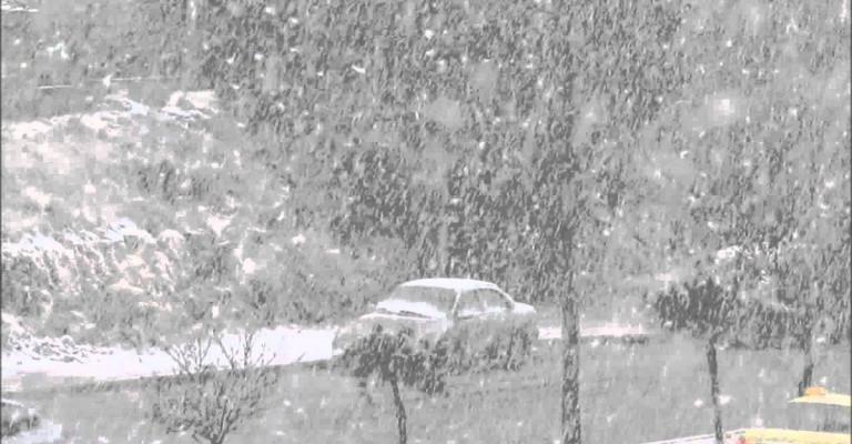 ثلوج يومي الخميس والجمعة على ارتفاع 1000 متر