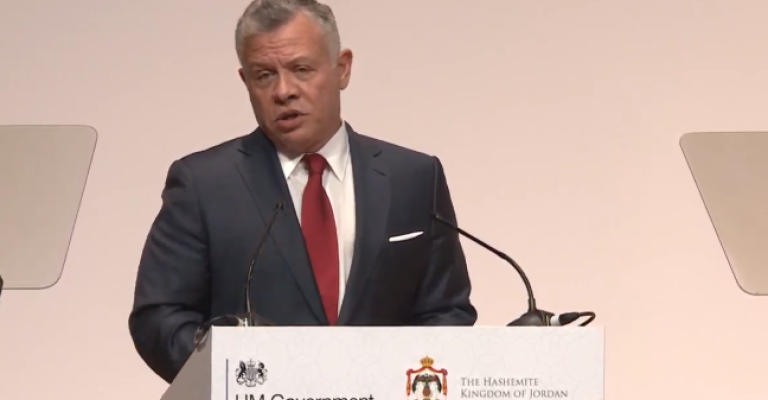 الملك من لندن: الأردن رغم كل التحديات بقي منيعاً قوياً