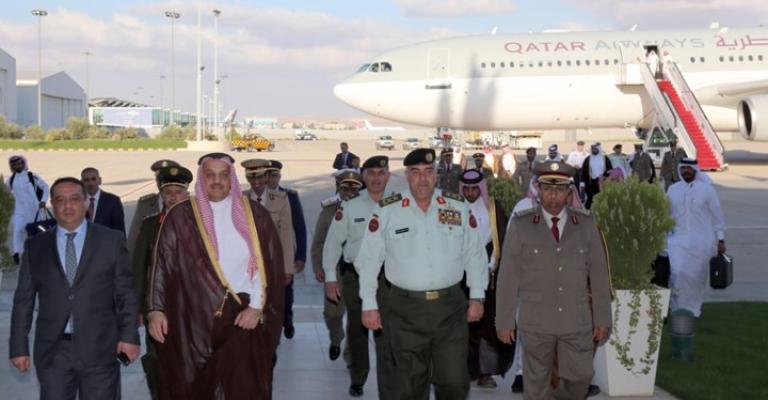 وفد قطري رفيع المستوى برئاسة العطية يصل الأردن