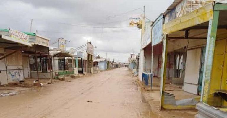 مخيم الزعتري للاجئين السوريين خلال حظر التجوال