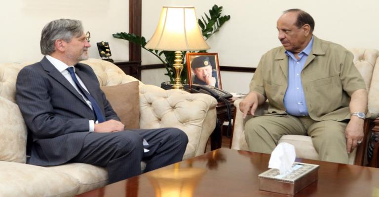 وزير الداخلية يلتقي ممثل مفوضية الأمم المتحدة للاجئين