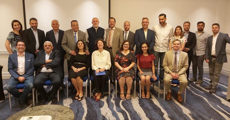 Amman International Rotary President with French AMbassador Veronique Vouland