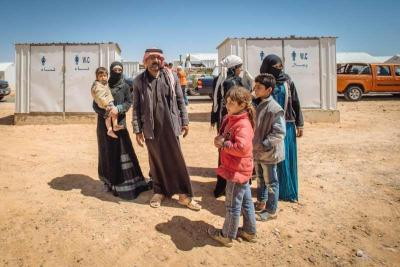 في مخيم الأزرق.. دورات مياه أم مكاره صحية!