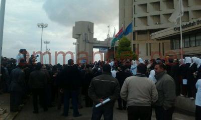 اتفاق ينهي الاضراب في مستشفى الملك المؤسس 