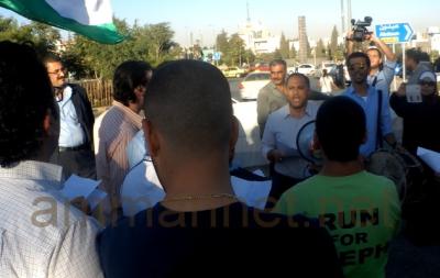 تكريم ساخر للنسور أمام الرئاسة - صور تكريم ساخر للنسور أمام الرئاسة - صور