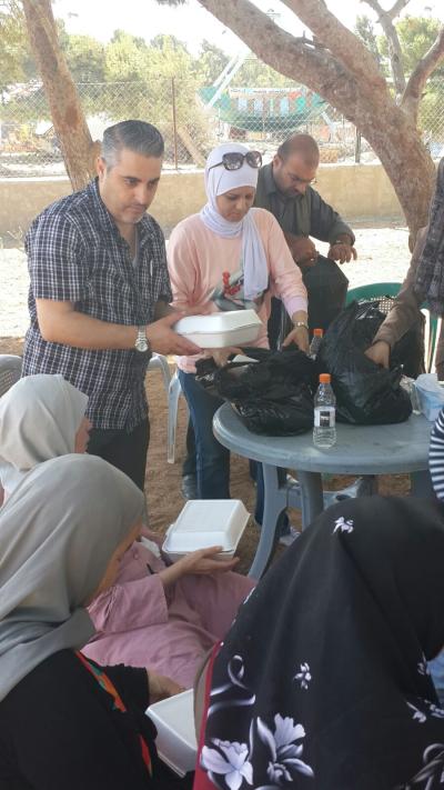 رحلة ترفيهية للمسنات الى متنزه الامير هاشم في بيرين