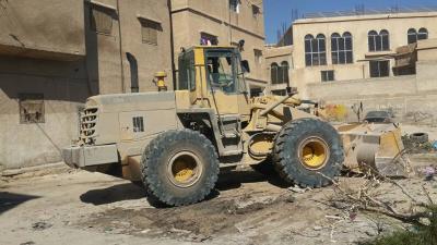 حملة تنظيف وصيانة للمقبرة المسيحية القديمة في الزرقاء