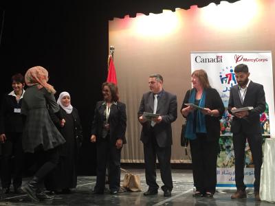 تخريج المشاركين في "مشروع الشباب المبادر" بالزرقاء