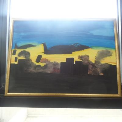 معرض تشكيلي لفنانين سوريين يرسم آمال وآلام اللاجئين