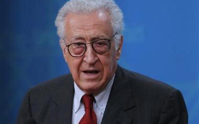 الإبراهيمي يطلب مساعد إيران لترتيب هدنة في سورية