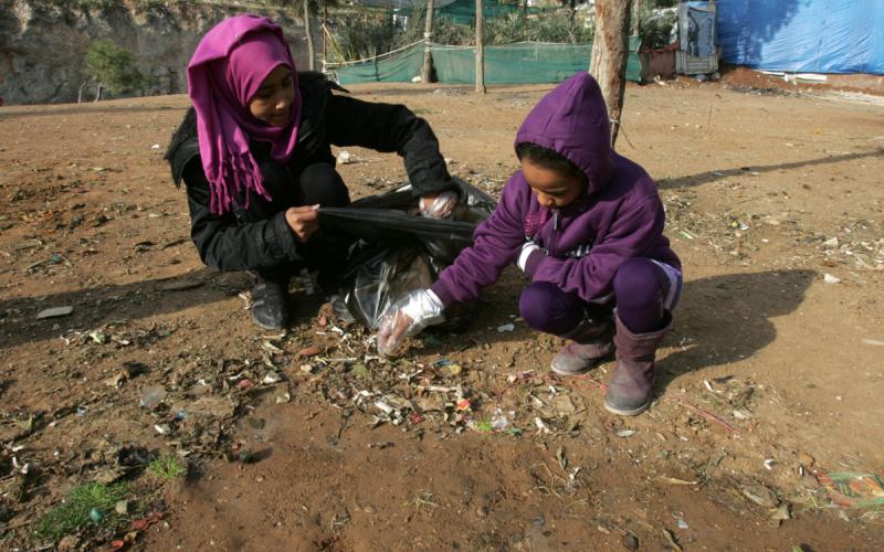 جانب من حملة "يلا ننظف عمان" 