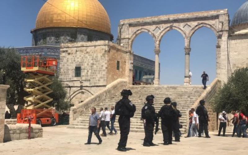 الاردن يطالب اسرائيل بوقف الإجراءات الاستفزازية بـ «المسجد الاقصى»