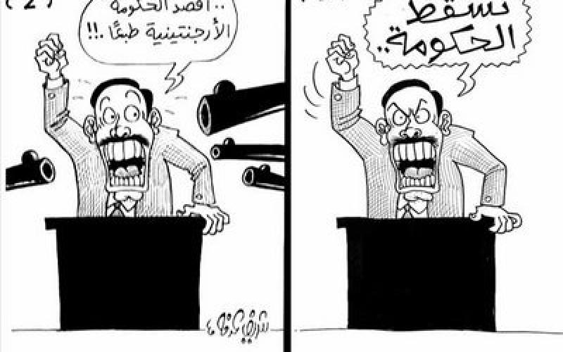 في الأردن.. رسام الكاريكاتير أقوى من 18 حزبا