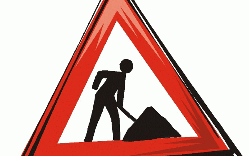 إحذر أعمال الإشغال على طريق المطار