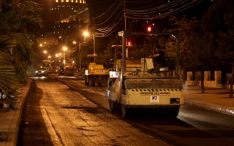 الأمانة تنجز تعبيد 330 الف متر مربع بكلفة 2 مليون دينار