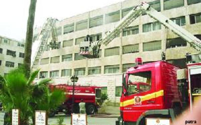 حريق غاز في روضة أطفال بمحافظة مأدبا