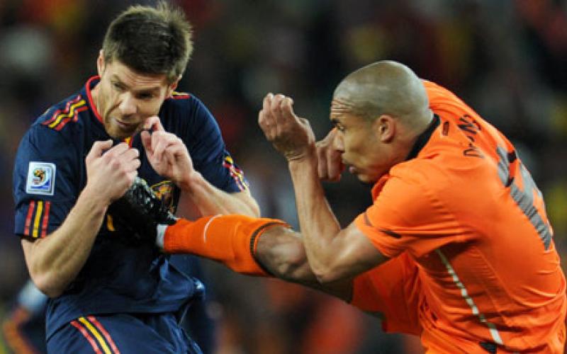 Nigel de Jong went too far this time