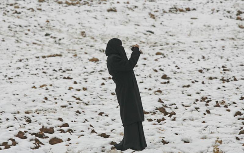 Snow in Amman, by Nader Daoud