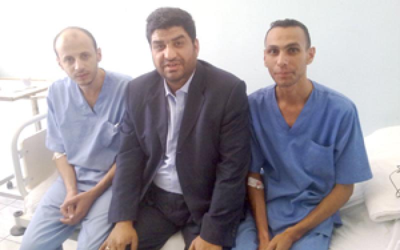 نقيب الممرضين يلتقي البخيت في منزله ويناقشان وضع القطاع الصحي