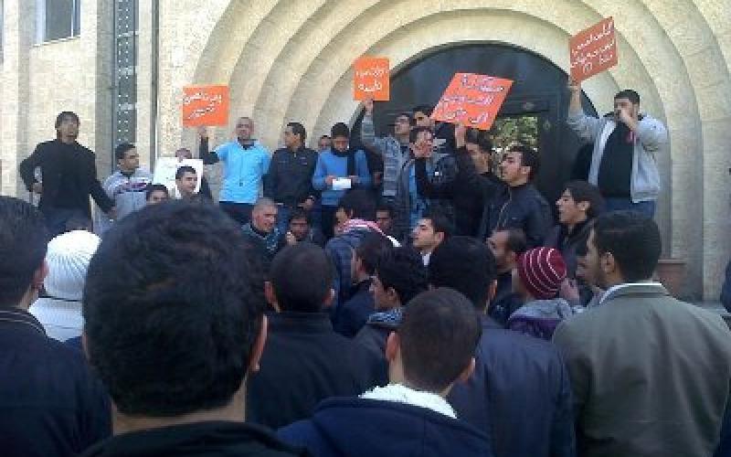 ‘Free Students’ condemn raid on student house