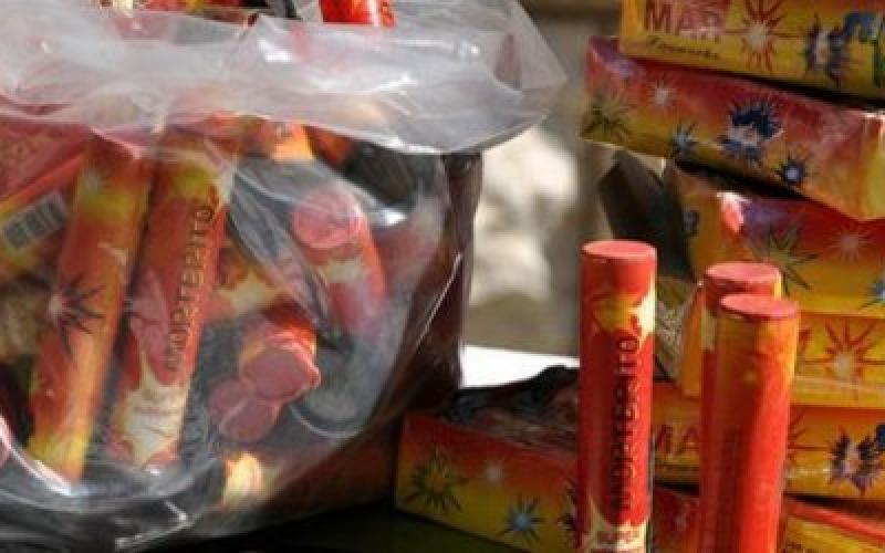 ضبط 1000 كرتونة مفرقعات خلال الفترة الماضية