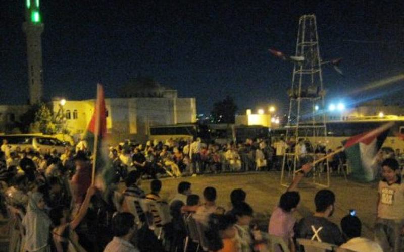 خيمة رمضانية لتنسيقية الحراكات الشعبية لرفض التعديلات الدستورية