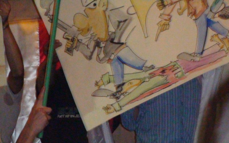 صور.. الزرقاء تغني "يالله ارحل يا بشار"