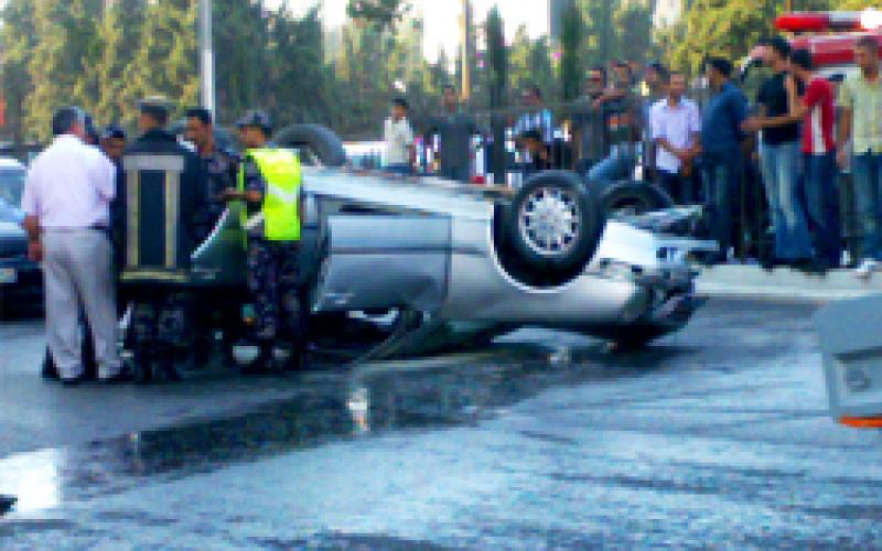 11 إصابة اثر حادثي تدهور منفصلين في معان والزرقاء