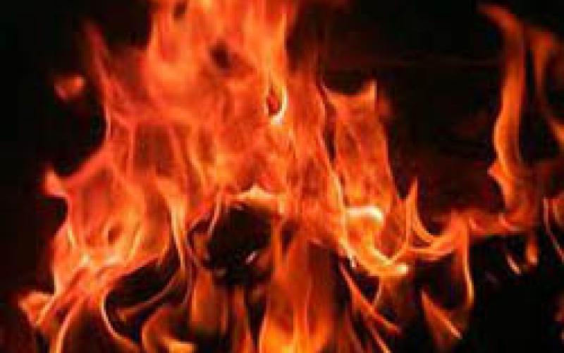 إصابة 4 أشخاص اثر حريق منزل في البقعة