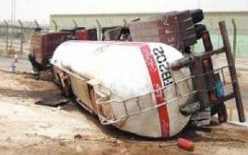 تدهور صهريج نفط خام في معان