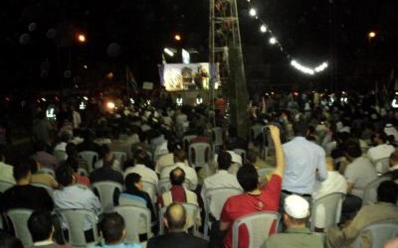 المئات يشاركون في مهرجان "الحرية لسورية" أمام السفارة