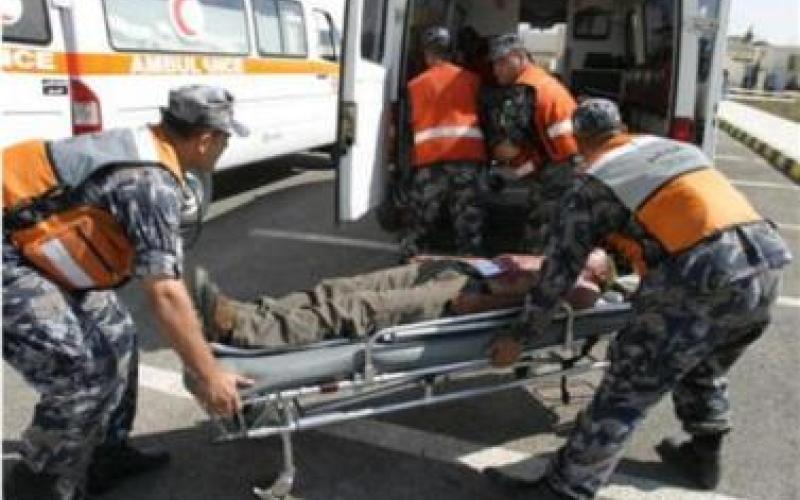 34 إصابة بحادث تصادم بين حافلة ومركبة في الأبيض