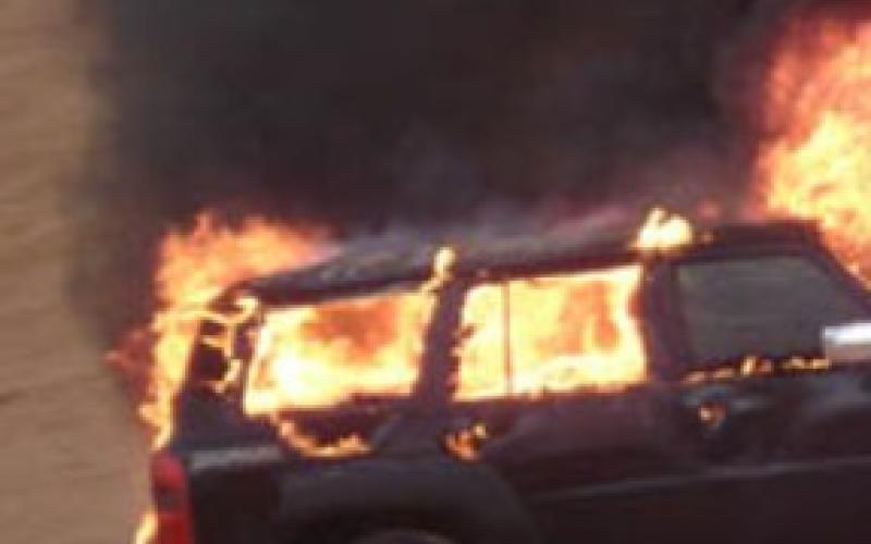 5 وفيات احتراقا إثر حادث تصادم بالمفرق