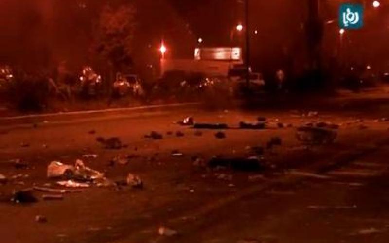 الرمثا: هجوم على مديرية الشرطة والدرك يستخدم الغاز لتفريق المحتجين